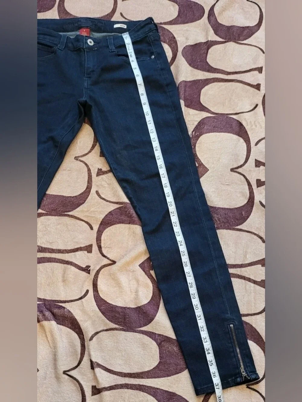 Arizona Jeans Blue Dark Wash Denim Jegging Stretch Mid Rise 5-Pocket NWOT